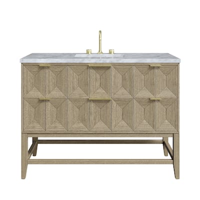 James Martin Vanities D100-V48-3CAR Emmeline 48" Single Basin Ash Wood