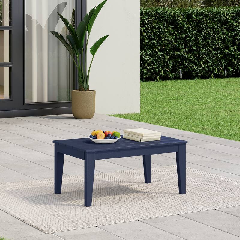 Polytrends Laguna Outdoor Patio Conversation Coffee Table