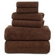 preview thumbnail 25 of 24, 6PC Towel Set - Cotton Bathroom Accessories with 2 Bath Towels, 2 Hand Towels, and 2 Washcloths by Windsor Home