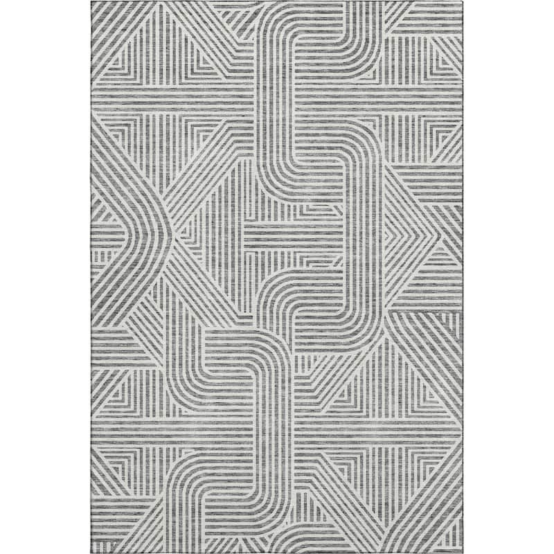 Premium Washable Super Soft Modern Geo Mayfield Rug