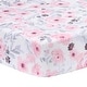 preview thumbnail 8 of 7, Bedtime Originals Floral Pink/Gray 2-Pack Fitted Crib/Toddler Sheet Set- Flower - Crib