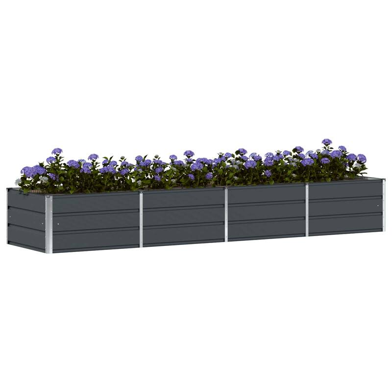 vidaXL Planter in Steel - 62.99 x 31.50 x 17.72
