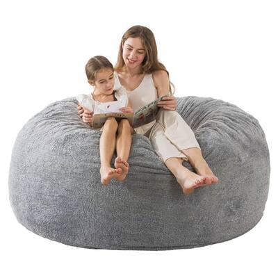 3 ft Memory Foam Bean Bag Chairs for Adults/Teens with Filling,3'Bean Bag Sofa with Ultra Soft Dutch Velvet Cover,Round Bean Bag