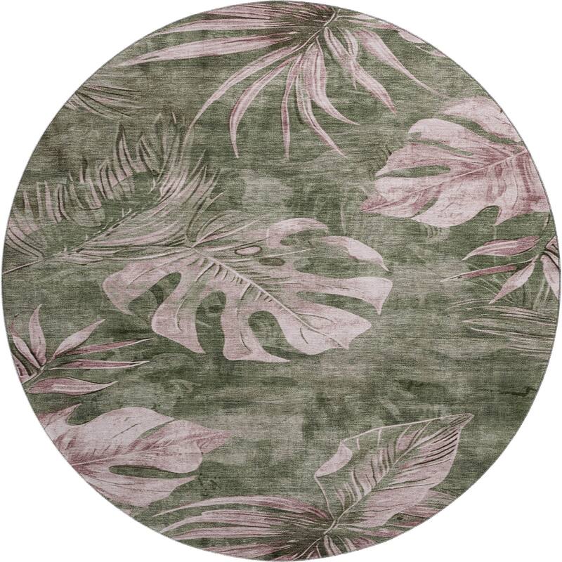Premium Washable Super Soft Tropical Floral Mayfield Rug