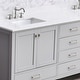 preview thumbnail 4 of 8, PROOX 84 inch Freestanding Bath Vanities with Culture Marble Top Undermount Sink - 84" W x 22" D