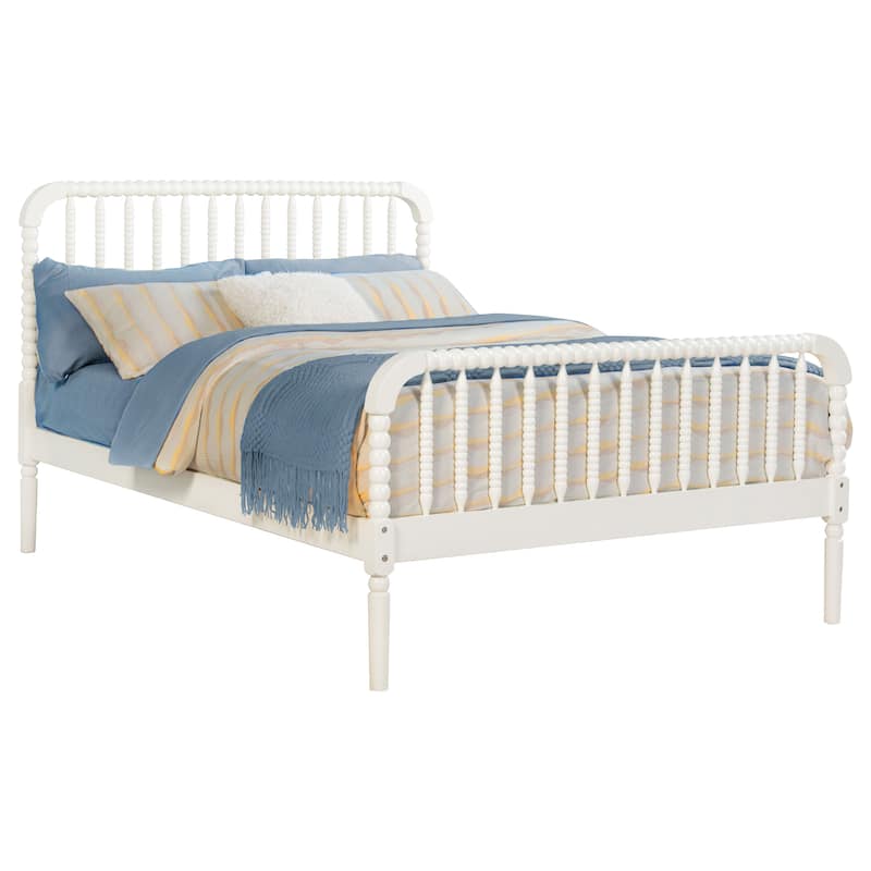 Jones Wood Full Open Frame Bed White