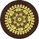 preview thumbnail 73 of 103, SAFAVIEH Handmade Soho Shyhrete Medallion N.Z. Wool Rug 6' x 6' Round - Brown/Green