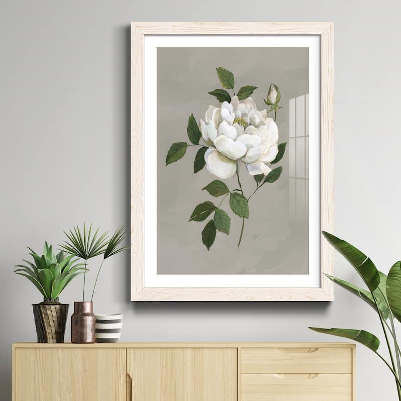 Botanical Rose-Premium Framed Print - Ready to Hang