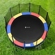 preview thumbnail 2 of 9, ExacMe Trampoline Pad Replacement, Round Safety Spring Cover 10 12 14 15 16 Foot, Multicolor
