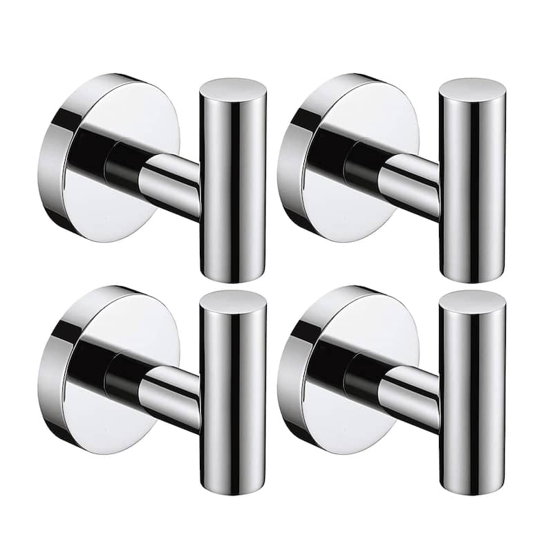 Wall Mounted Towel Hooks Bathroom Towel Hooks - Polished Chrome