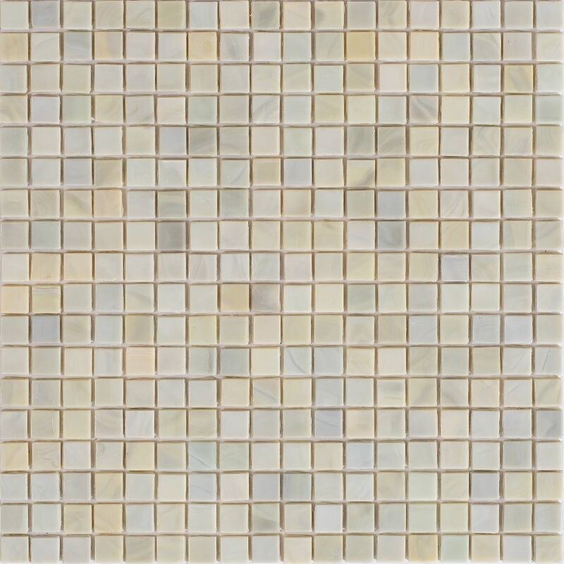 Apollo tile 12" x 12" Skosh Glossy Hazelnut Beige Glass Tile (18.69 sq ft/case) - 20 Pack
