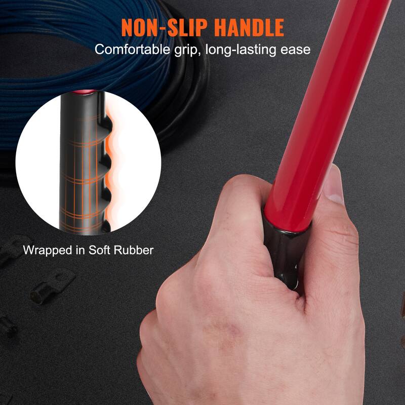 Battery Cable Lug Crimping Tool, 10-1/0AWG with Cable Cutter and 48PCS Copper Ring Terminals, 6 Wire Sizes Crimping Die