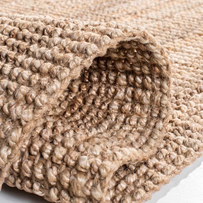 SAFAVIEH Handmade Natural Fiber Mirnesa Jute Rug with Fringe