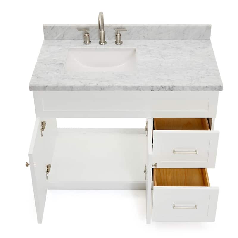 Ariel F043SLCWRVO Hamlet 43" Free Standing Single Basin Vanity Set