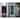 Palace Imports 100% Solid Wood Short Narrow Clear Glass 3-Shelf Bookcase, 16.5" W x 35.75" H