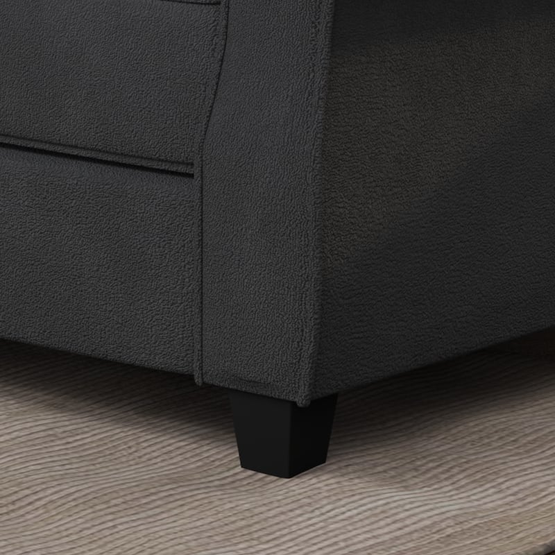 Sofa with Solid Wood Frame,, Comfy Sofa Couch with Extra Deep Seats, Modern 2 Seater Sofa, for Living Room Apartment Lounge