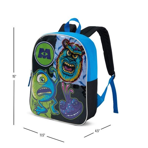dimension image slide 13 of 22, Boys 15" Backpack with Padded Straps & Zip Compartment - Ideal Toddler Bookbag for School & Travel