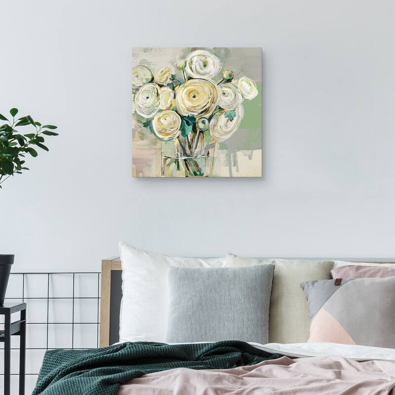 Ranunculus Gathering by Studio Arts Canvas Art Print
