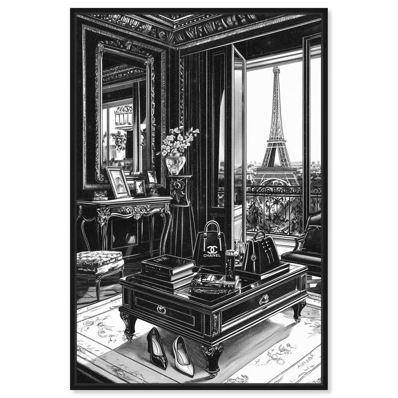 Her Favorite Room II Canvas by Art Remedy - Black - 36" x 54"