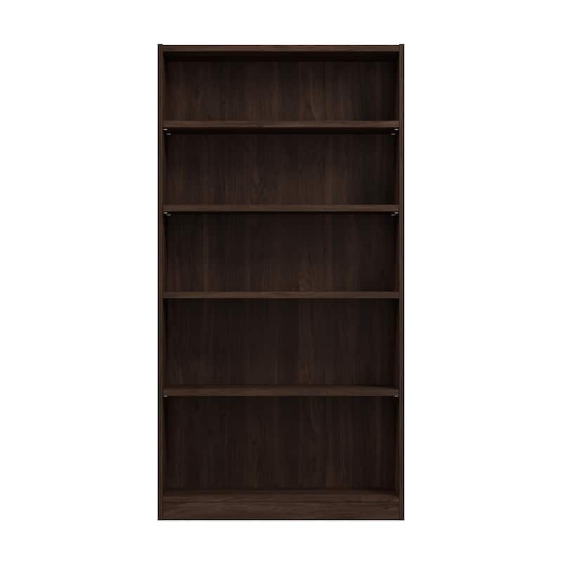 Universal Tall 5 Shelf Bookcase Storage by Bush Furniture