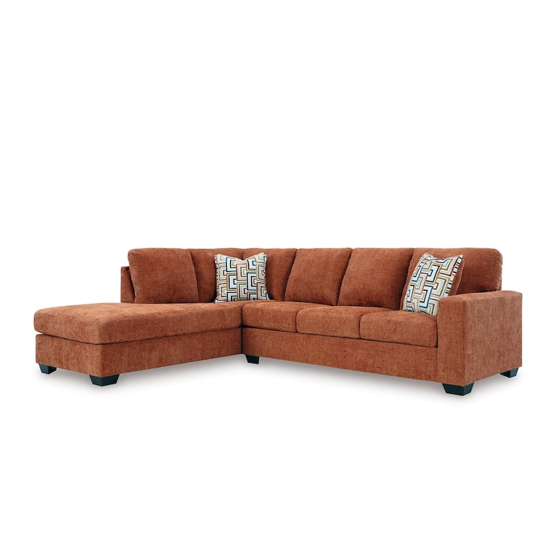 Signature Design by Ashley Aviemore 2-Piece Sectional with Chaise - 110"W x 90"D x 37"H