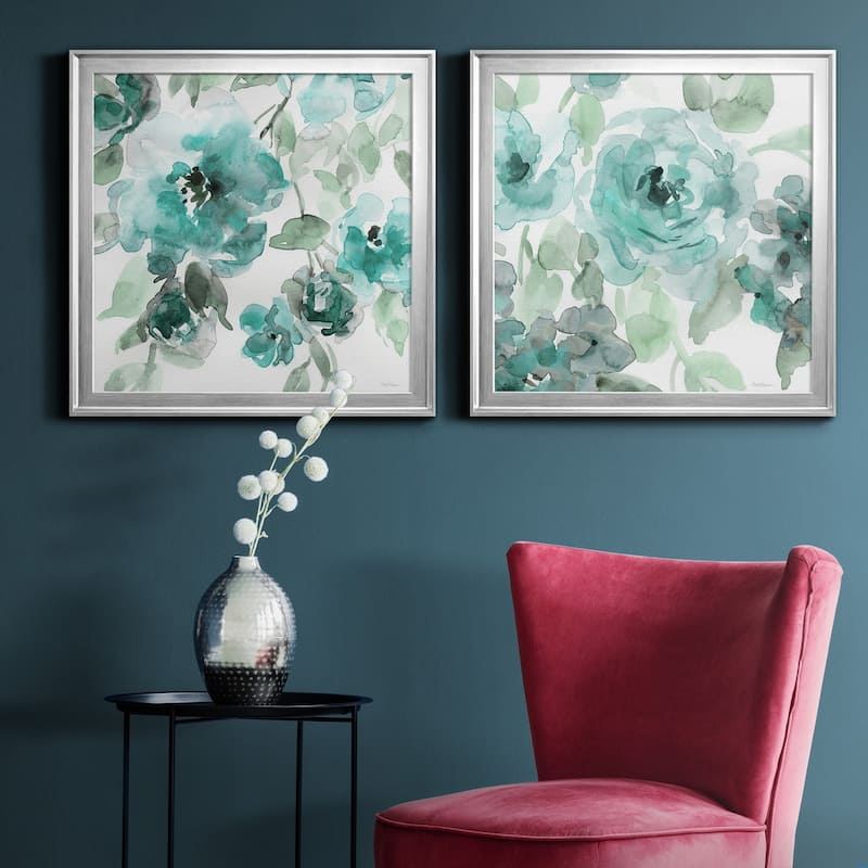 Belle's Teal I-Premium Framed Canvas - Ready to Hang - Multi-Color