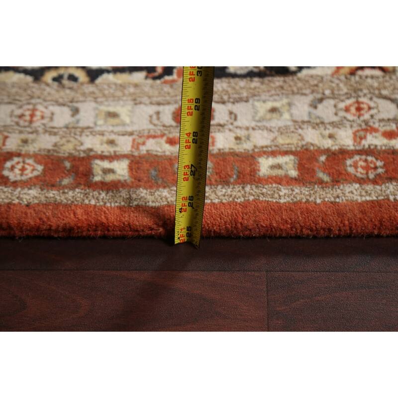 Wool/ Silk Vegetable Dye Tabriz Haj Jalili Large Area Rug Hand-knotted - 12'2" x 18'3"