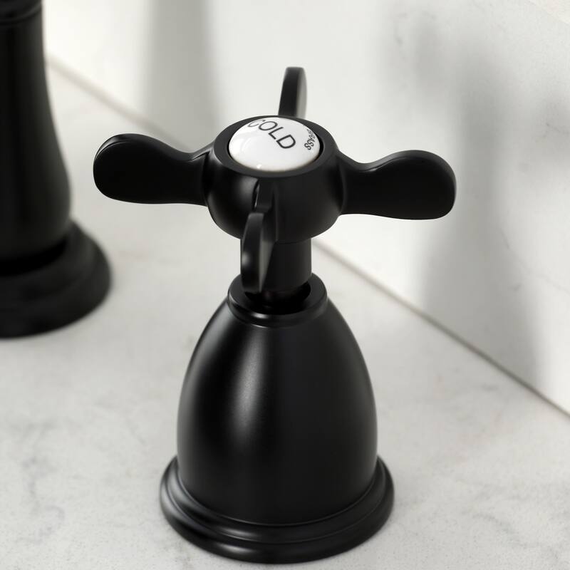 Kingston Brass Essex Double-Handle Wall-Mount Pre-Rinse Bridge Kitchen Faucet