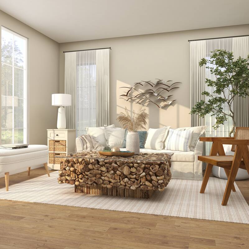 Brown Metal Scroll Home Wall Decor