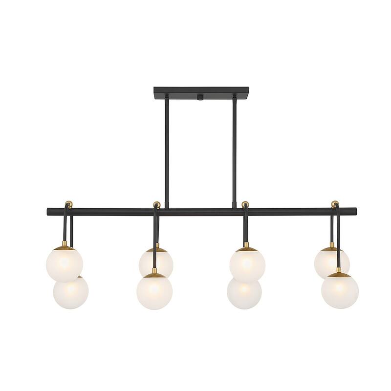 Savoy House 1-6699-8 Couplet 8 Light 38" Wide Linear Chandelier