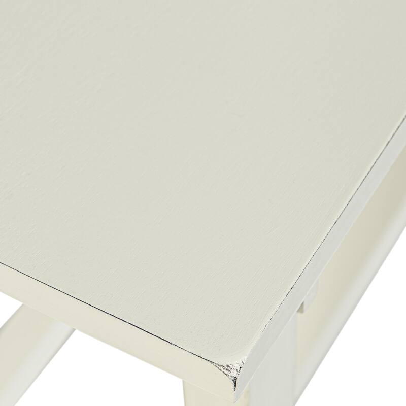 StyleCraft Mabel Slatted Utility Bench - 11.8" D x 42" W x 18" H