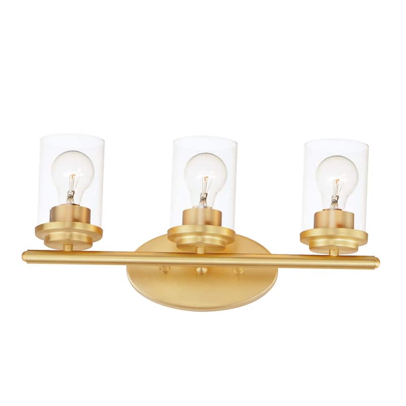 Maxim Corona 3 Light 19" Wide Bathroom Vanity Light - Satin Brass