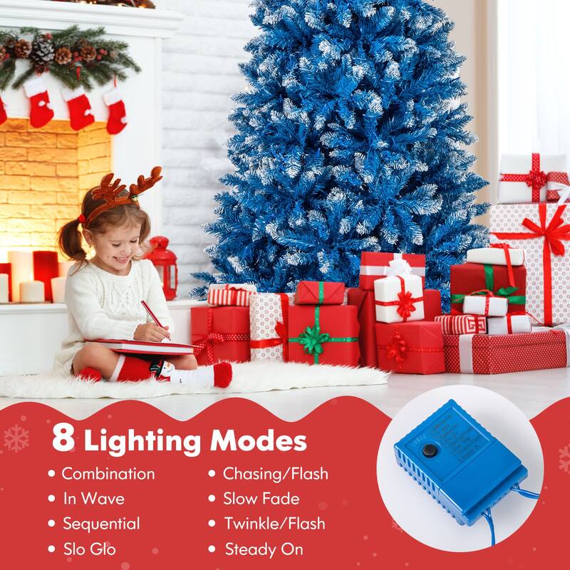 Costway 6/7/8/9 FT Artificial Christmas Tree, with 270/340/420/520 - See Details