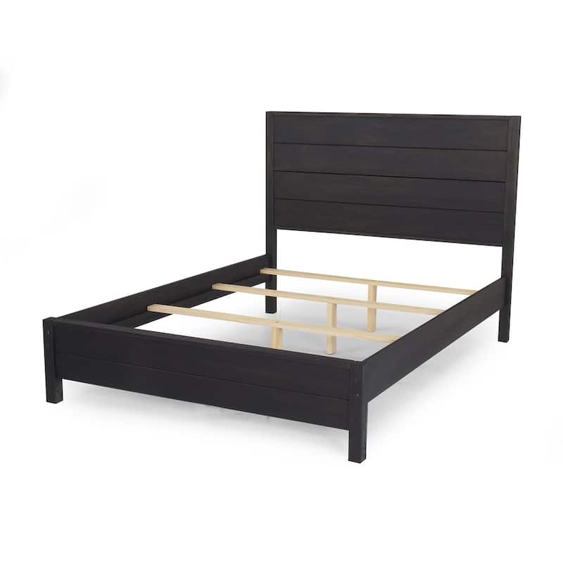 Grain Wood Furniture Montauk Distressed Solid Wood Panel Bed