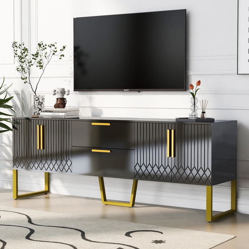 Tv console discount table 65 inch