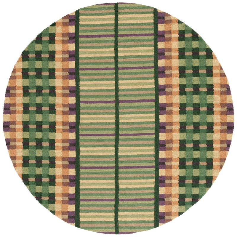 SAFAVIEH Handmade Metro Needa French Country Wool Rug
