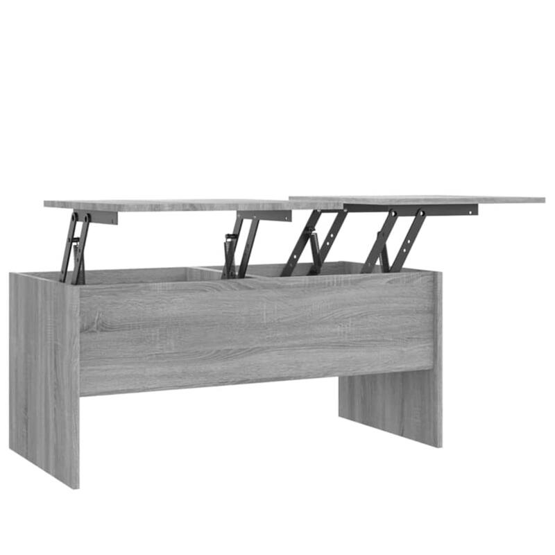 vidaXL Coffee Table Lift Top End Table Accent Side Sofa Table Engineered Wood - 40.2" x 19.9" x 18.3"