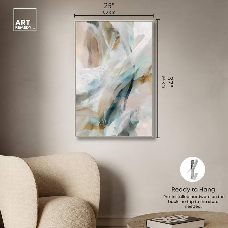Whispering Colors I Canvas by Art Remedy