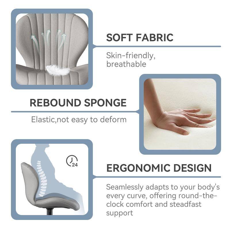 Bar Stools Set of 2 Modern Swivel Bar Chairs, Barstools Counter Height with High Backrest, Easy 3-5 Minute Assembly