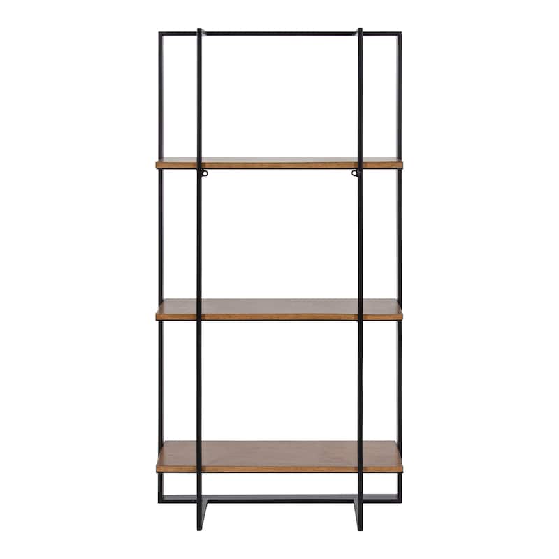 Kate and Laurel Kercheval Modern Wood Shelf