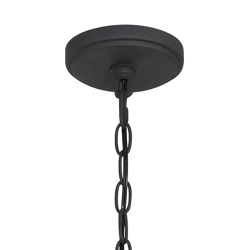 Update 12-light 40In Modern Farmhouse Wagon Wheel Chandelier