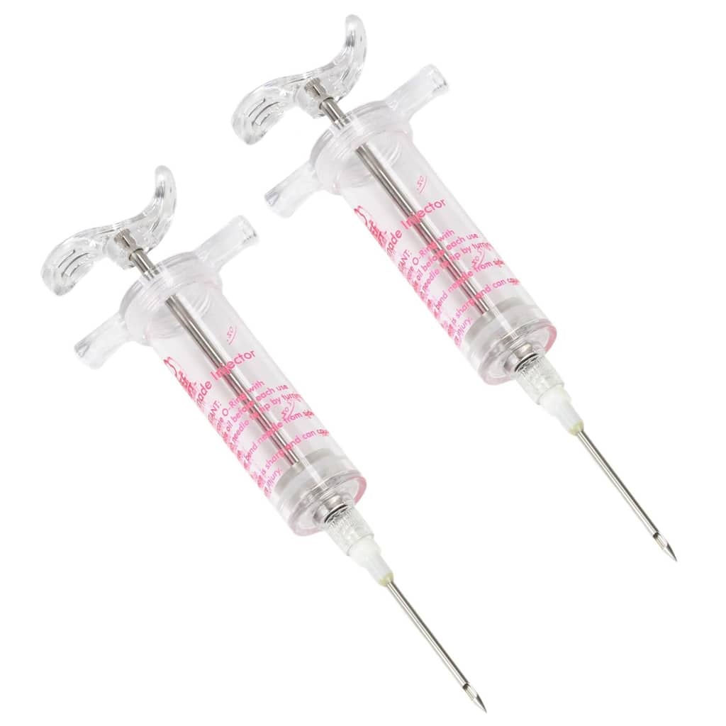 Chef Craft Heavy Duty Meat Marinade Seasoning Flavor Injector, 7-inch (Pack of 2) - 2 Pack