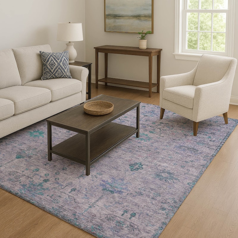 Premium Washable Super Soft Vintage Traditional Mayfield Rug