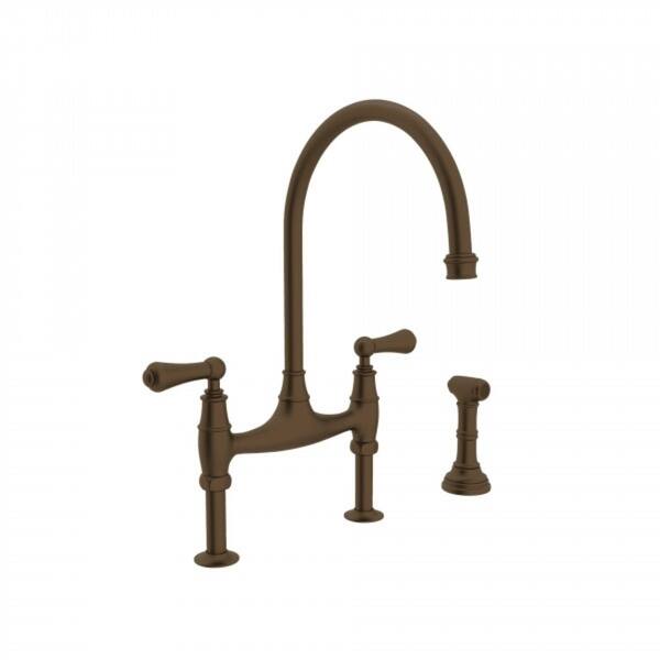 Shop Rohl U 4719l Apc 2 Perrin And Rowe Bridge Kitchen Faucet Overstock 24080285