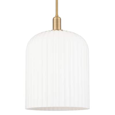 Innovations Lighting 716-1S-G559-12GWH Bridal Veil 12" Wide Pendant