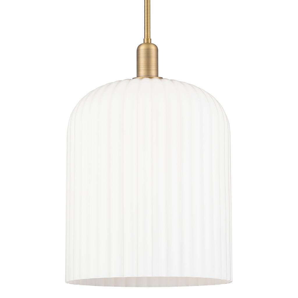 Innovations Lighting 716-1S-G559-12GWH Bridal Veil 12" Wide Pendant
