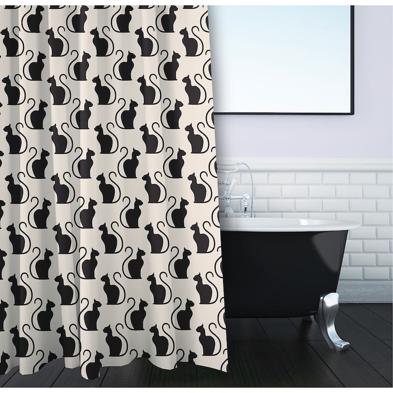 Spooky Cats Shower Curtain