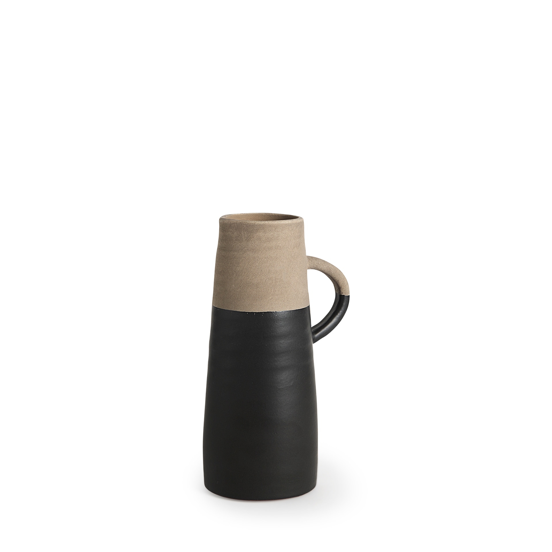 Mercana Garand I Small Black/Natural Ceramic Jug