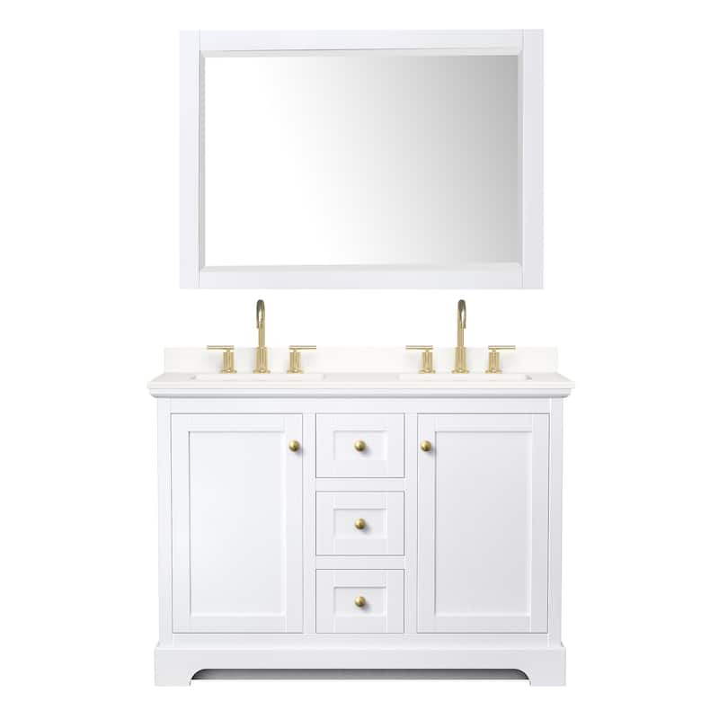 Wyndham Collection WCV232348D-QTZ-US3M46 Avery 48" Free Standing