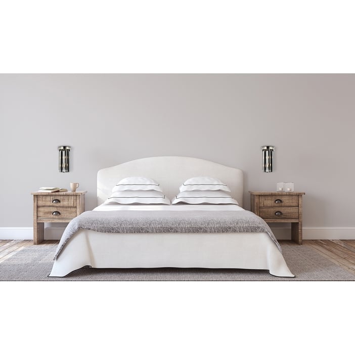 Royce Edge 2 light Polished nickel Wall Sconce